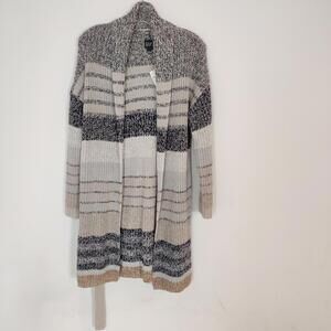 Gap Women's Open Front Cardigan Size Small Colorblock Cotton